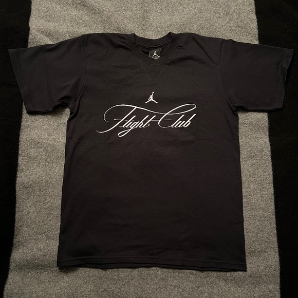 NIKE JORDAN 2008 Flight Club Black S/S Shirt SMALL - Picture 1 of 8